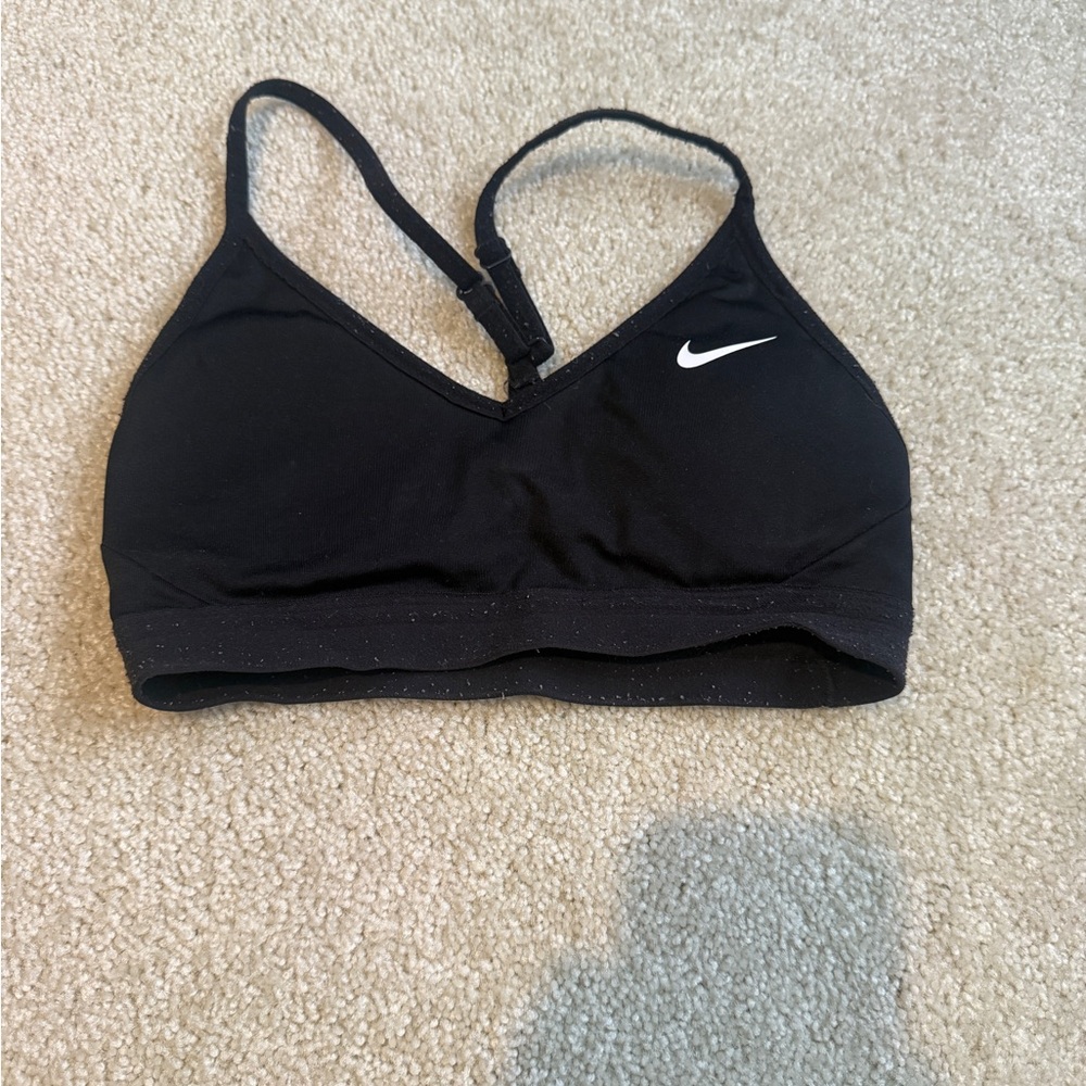 Nike Black Sports Bra Medium Support